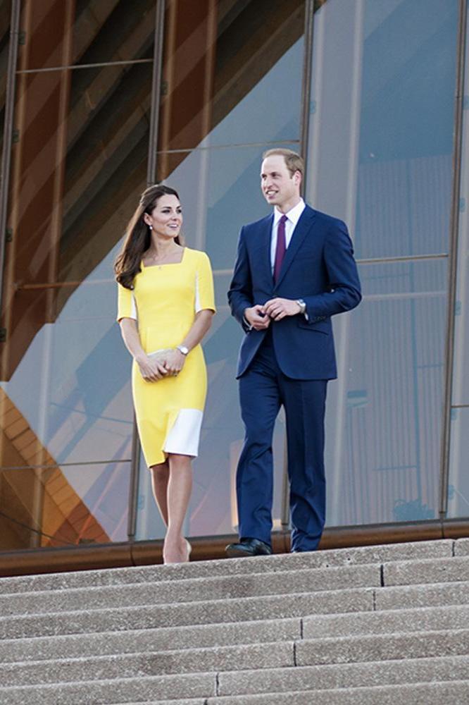 The Duke and Duchess of Cambridge at the Sydney Opera House