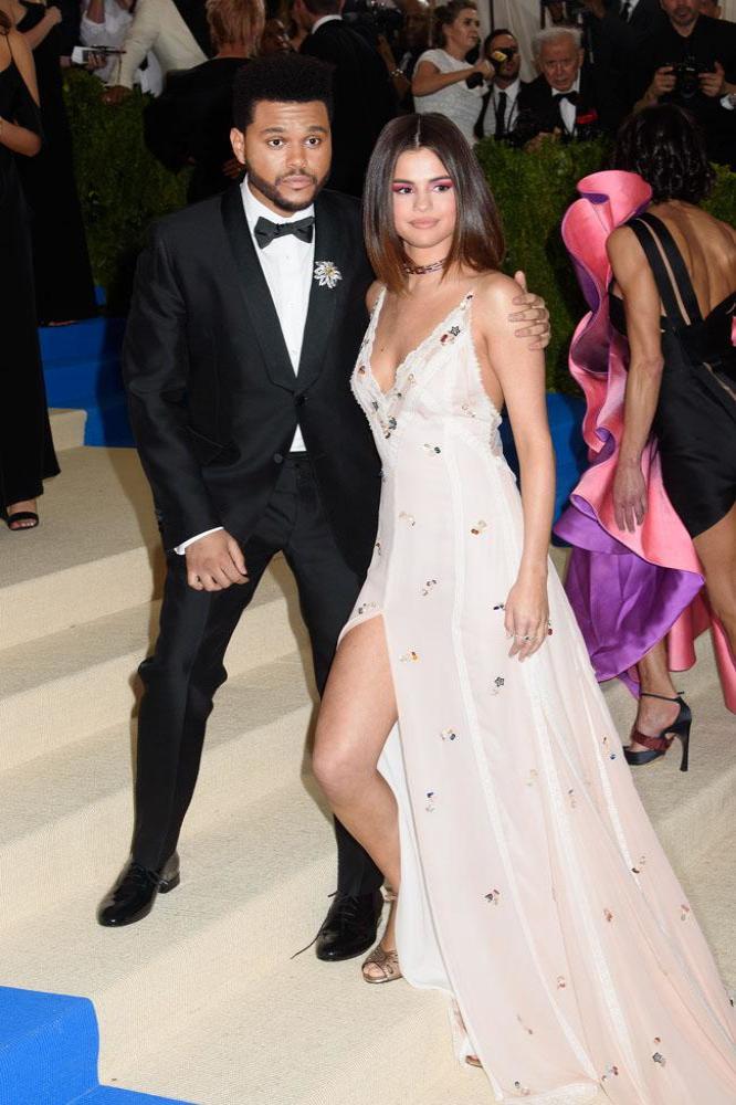 The Weeknd and Selena Gomez at the Met Gala