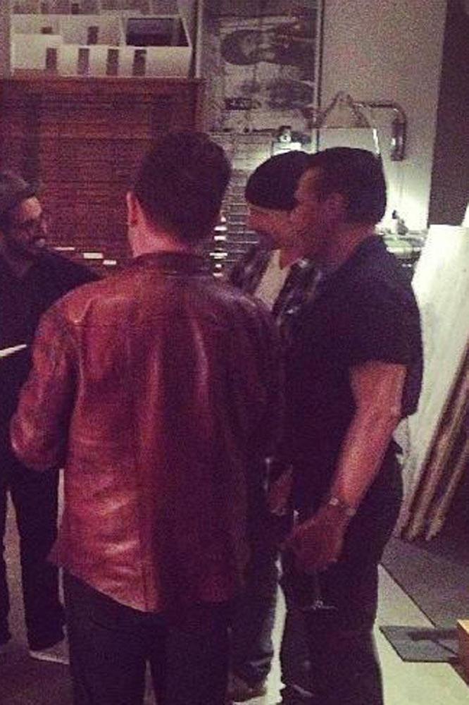 U2, JR and Chris Martin in New York