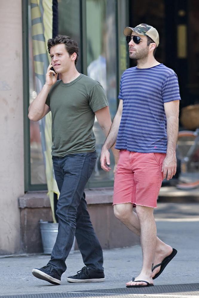 Zachary Quinto (R) with Jonathan