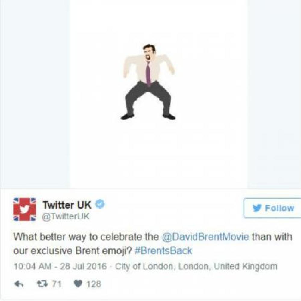 David Brent emoji [Twitter]