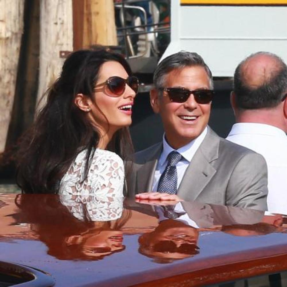 George Clooney and wife Amal Alamuddin