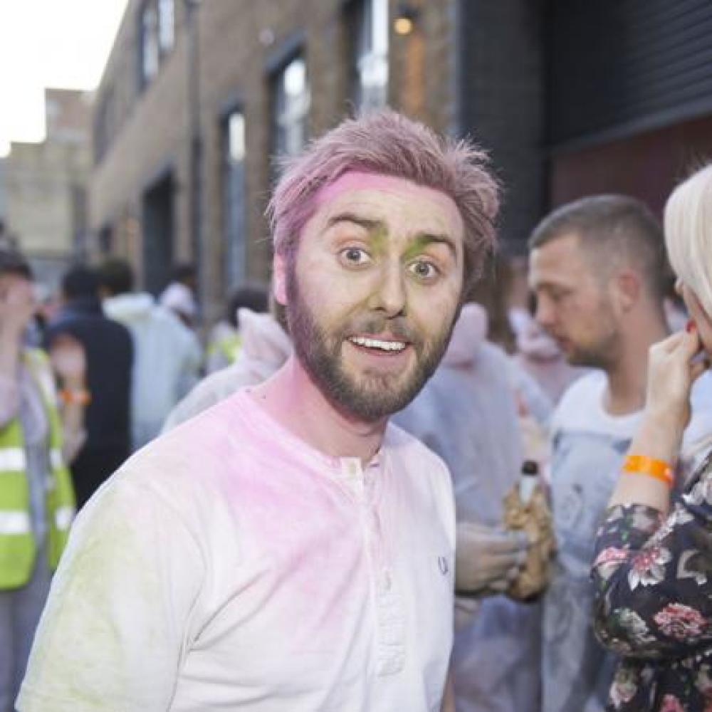 James Buckley partying with Bing
