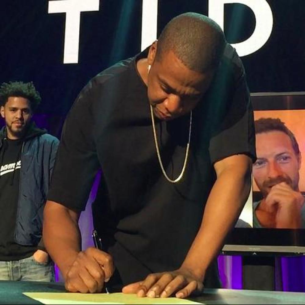 Jay-Z at the Tidal launch