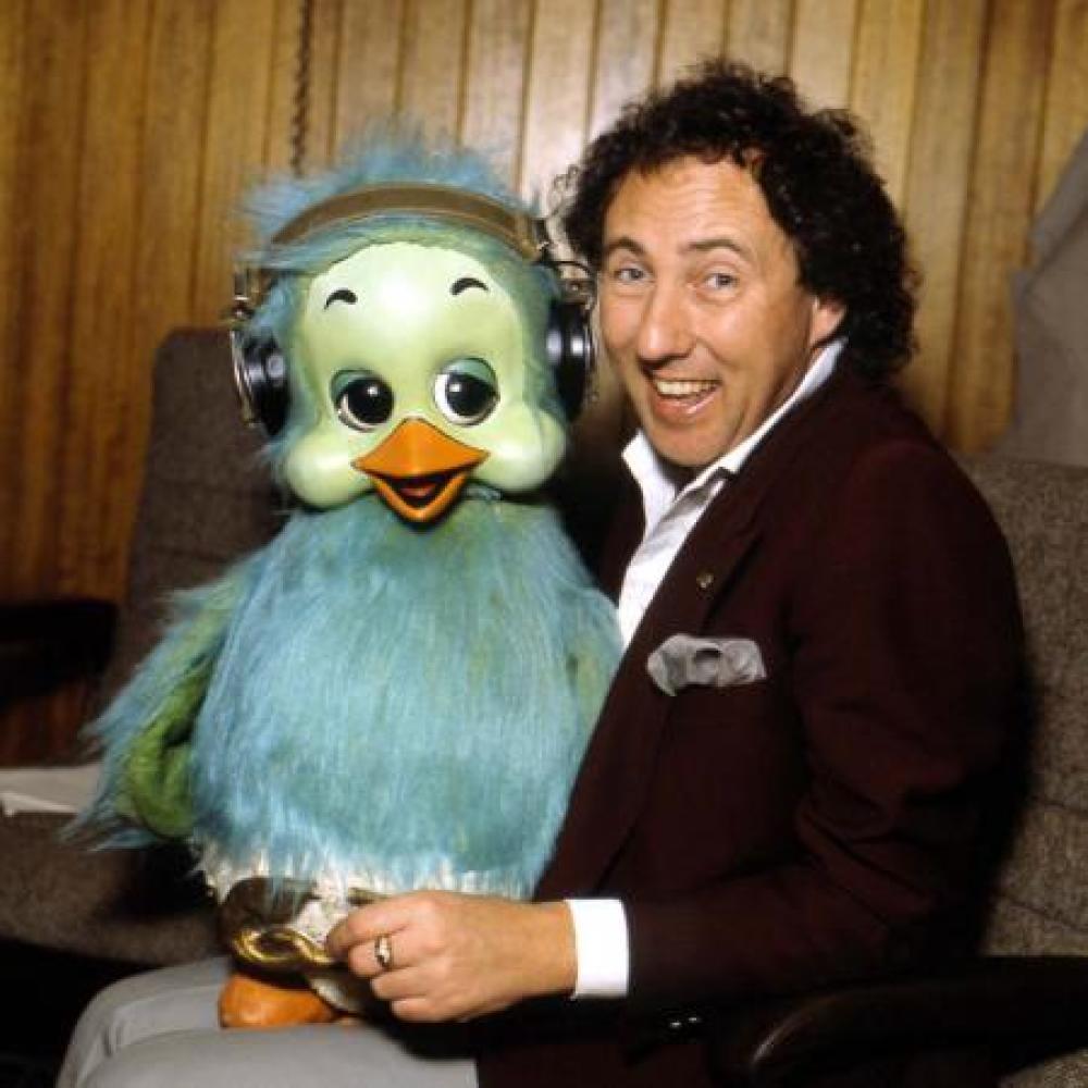 Keith Harris with Orville the duck