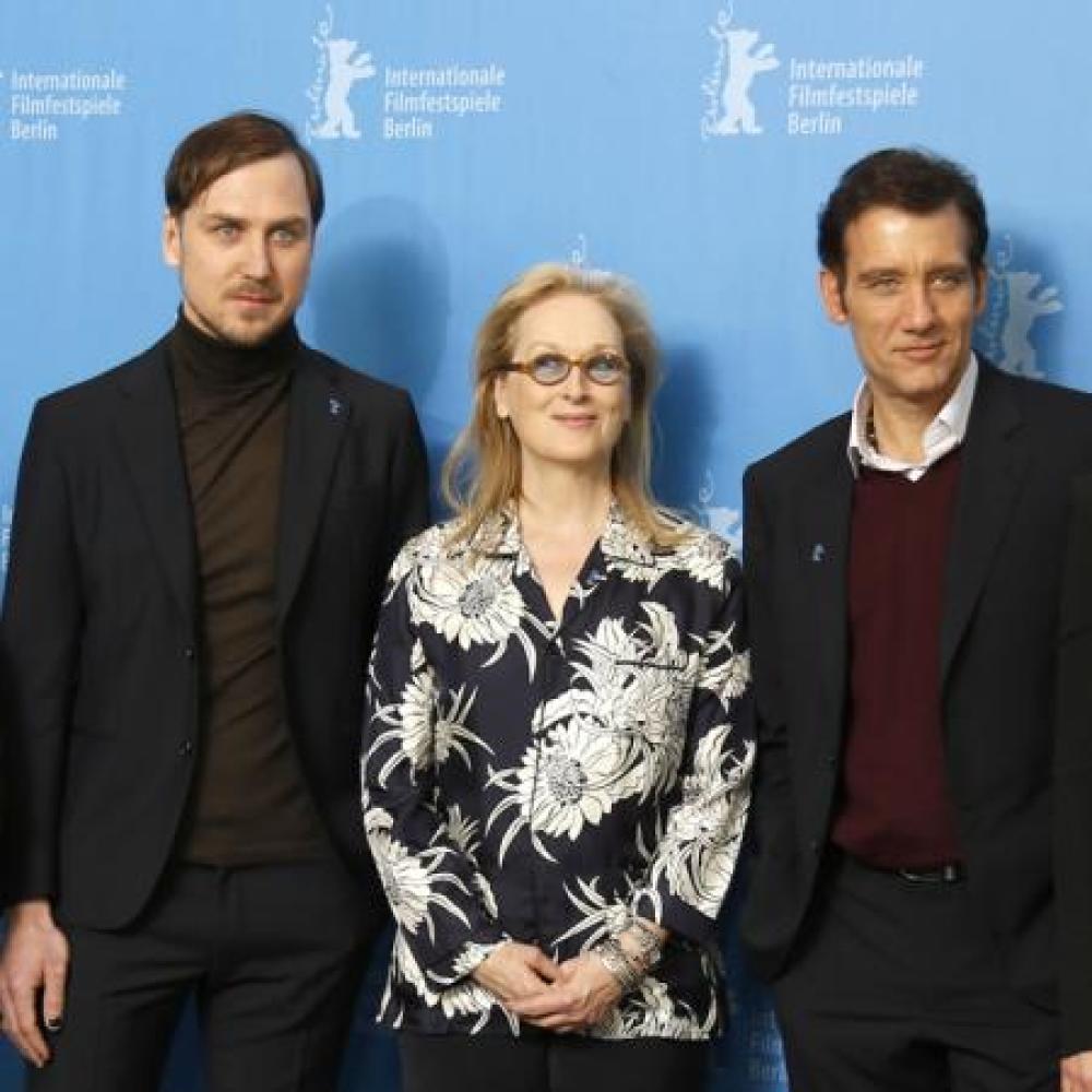 Lars Eidinger, Meryl Streep and Clive Owen at Berlin Film Festival