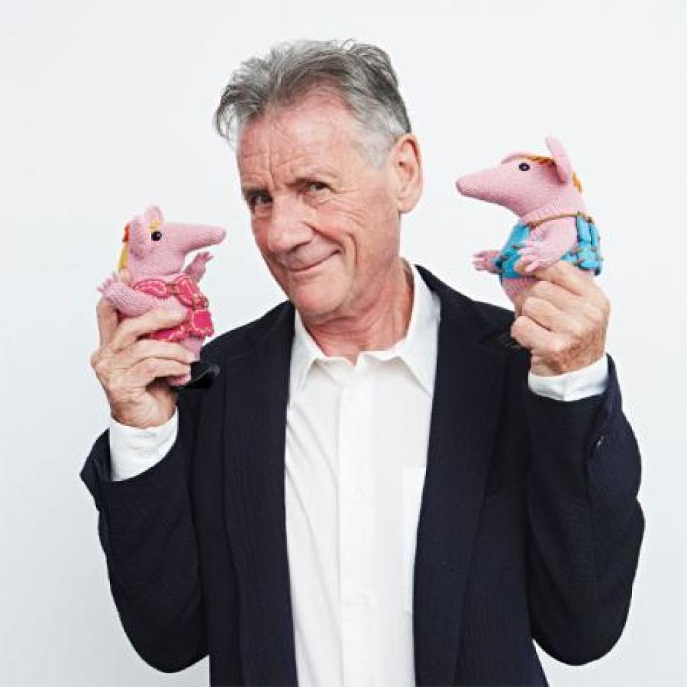 Michael Palin with The Clangers