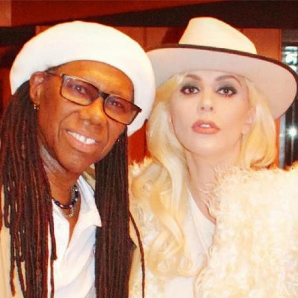 Nile Rodger and Lady Gaga on Nile Rodger's (c) Instagram 