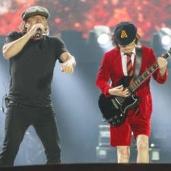 AC/DC on stage in 2015