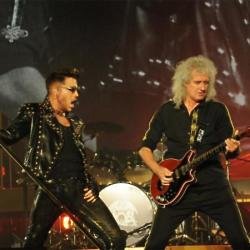 Adam Lambert and Queen guitarist Brian May