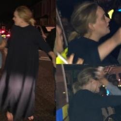 Adele at Grenfell Tower via FourMee's Instagram (c)