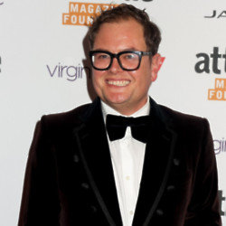 Alan Carr looked like a brightly coloured ice lolly