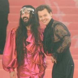 Harry Styles and Gucci's Alessandro Michele
