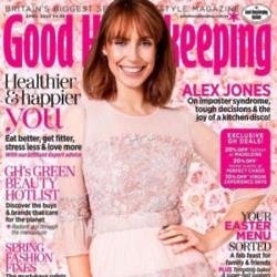 Alex Jones on the cover of Good Housekeeping 