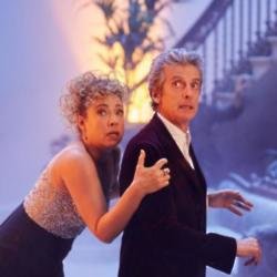 Alex Kingston and Peter Capaldi in a Doctor Who Christmas Special / Picture Credit: BBC