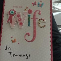 Alex Reid's birthday card for his fiancée (c) Twitter