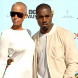 Amber Rose and Kanye West in 2009