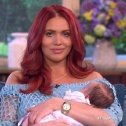 Amy Childs and her daughter Polly