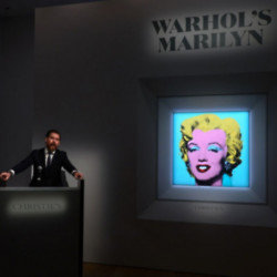 Andy Warhol's Shot Sage Blue Marilyn has broken sale records