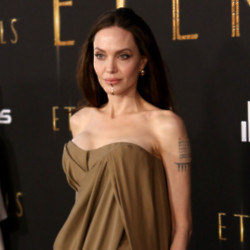 Angelina Jolie attending the Los Angeles premiere of Marvel's 'Eternals' in October 2021