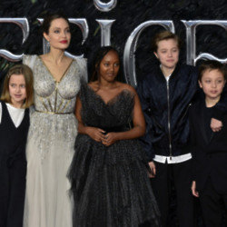 Angelina Jolie and kids