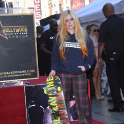 Avril Lavigne received a star on the Hollywood Walk of Fame