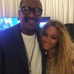 Mathew Knowles and Beyonce