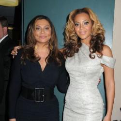 Tina Knowles with Beyonce