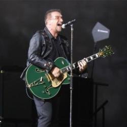 Bono on stage