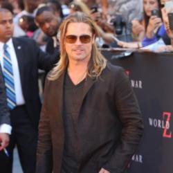 Brad Pitt at New York premiere of World War Z