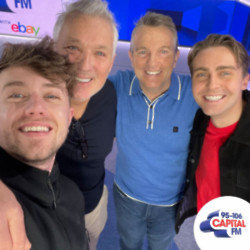 Bradley Walsh appearing on Roman Kemp's Capital FM Breakfast Show