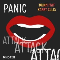 Brian May and Kerry Ellis Panic Attack artwork 