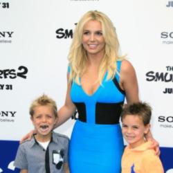 Britney Spears with Sean Preston and Jayden James