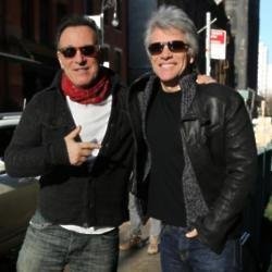 Bruce Springsteen and Jon Bon Jovi 