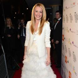 Cat Deeley stood out in her dramatic skirt