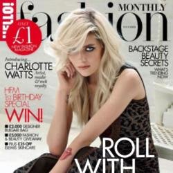 Charlotte Watts in HELLO! Fashion Monthly