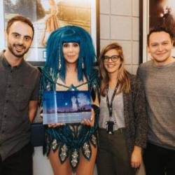 Cher collects award from The O2 