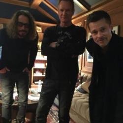 Chris Cornell, Sting, and Brad Pitt