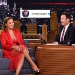 Chrissy Teigen on The Tonight Show with Jimmy Fallon