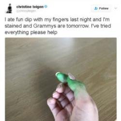 Chrissy Teigen's green fingers
