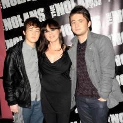 Coleen Nolan with sons Jake (left) and Shane Jr. 