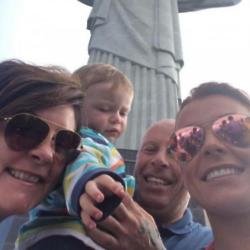 Coleen Rooney with family in Brazil