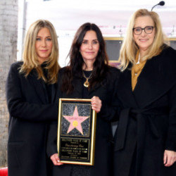Courteney Cox reunites with Jennifer Aniston and Lisa Kudrow for Hollywood Walk of Fame ceremony