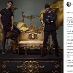 Cristiano Ronaldo and Olivier Rousteing  (c) Instagram 