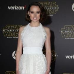 Daisy Ridley at the Star Wars premiere in December