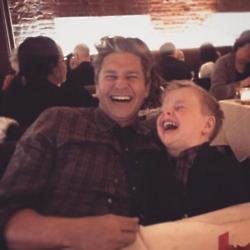 David Burtka and his son Gideon via Neil Patrick Harris' Instagram