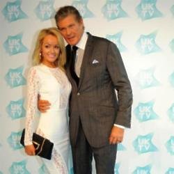 David Hasselhoff and Hayley Roberts at the UKTV Live event