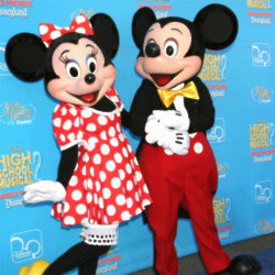 Disney mascots Minnie and Mickey Mouse