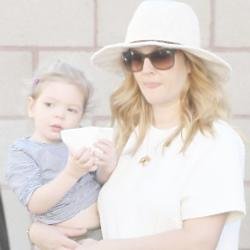 Drew Barrymore with daughter Olive