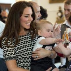 Prince George and Duchess Catherine 